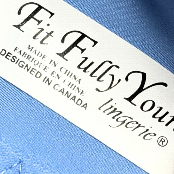 ⭐ NWT Fit Fully Yours Maxine Moulded Bra • Sky Blue • 36F ⭐ - Picture 4 of 7